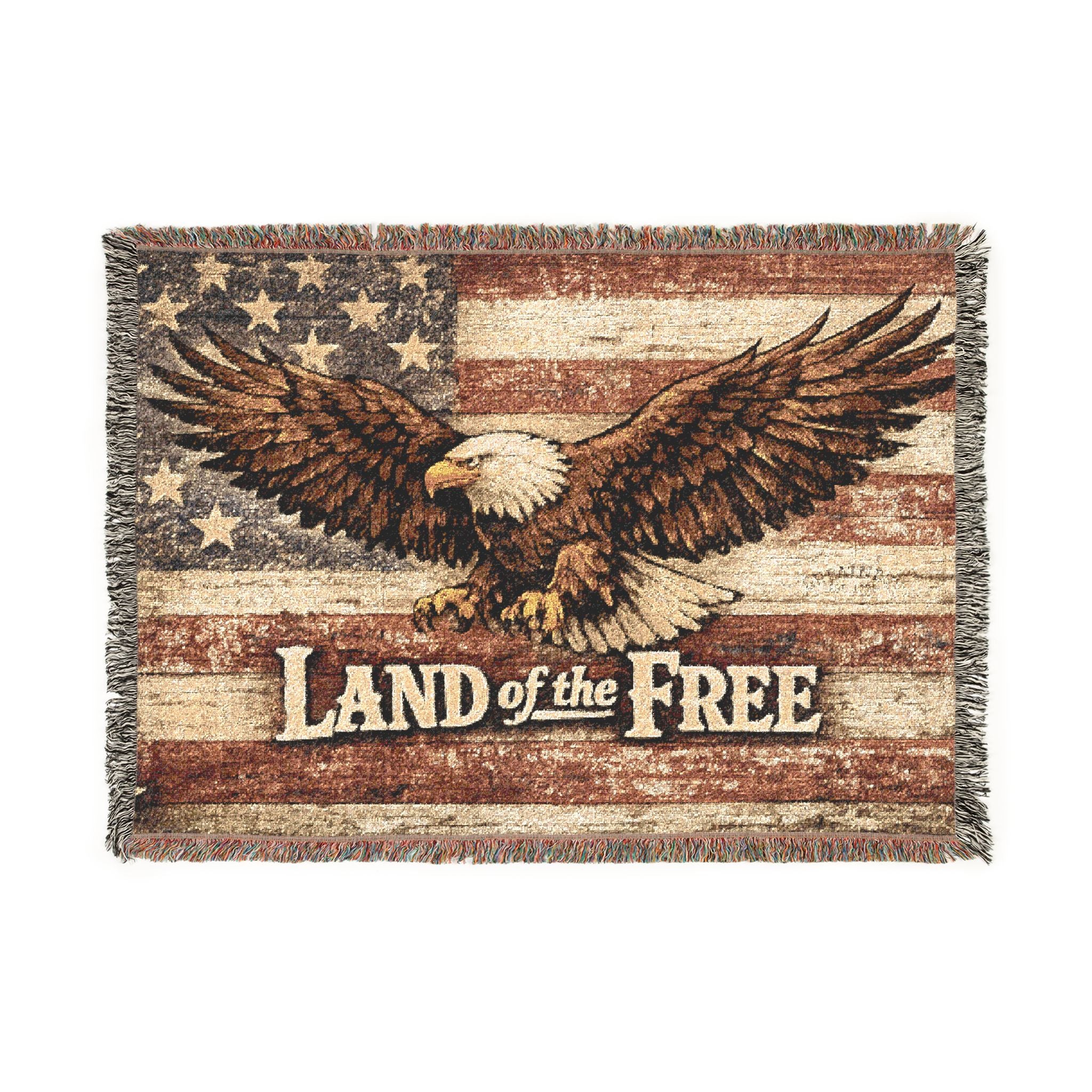 1776 Supply Co. Land of the Free Woven Blanket
