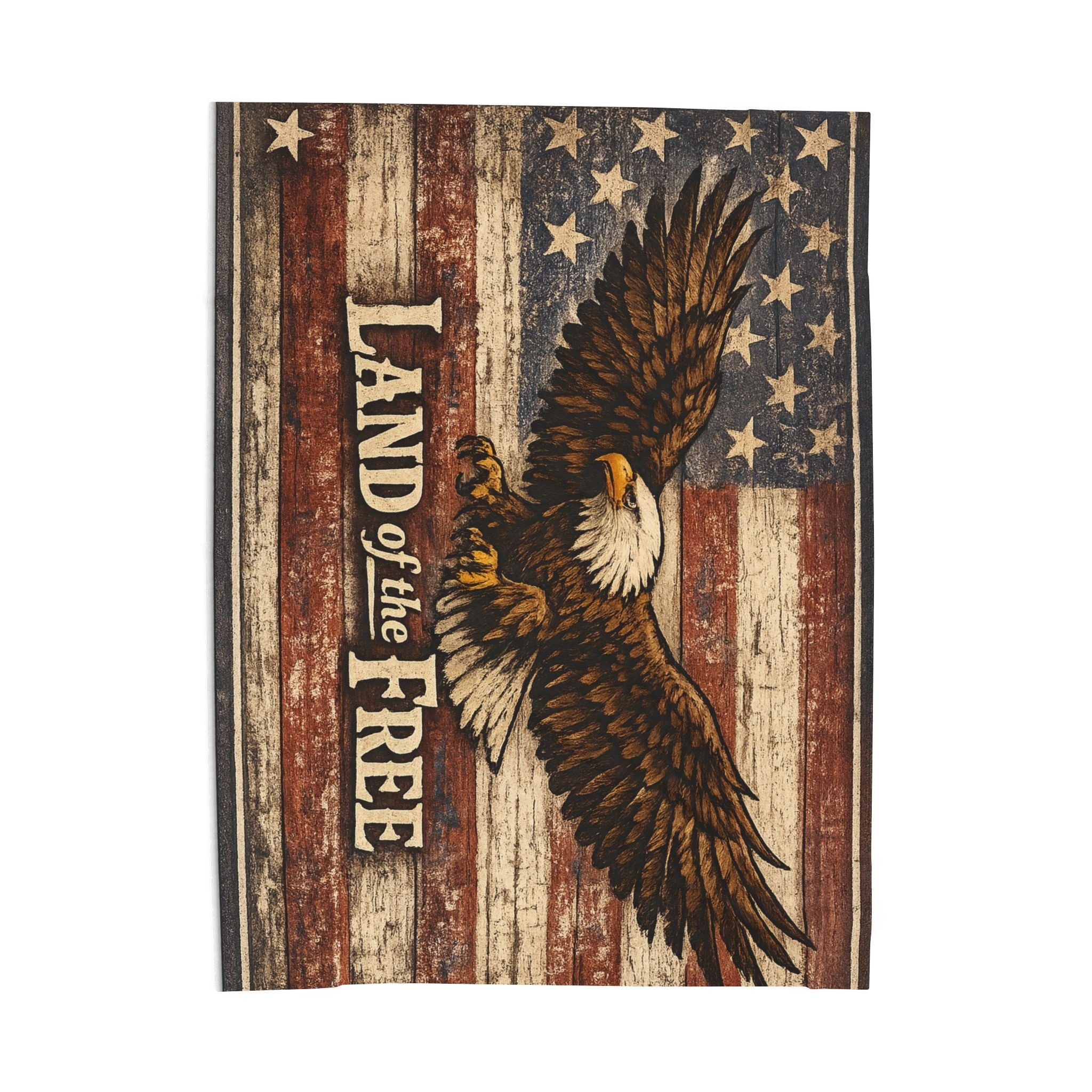 1776 Supply Co. | Land of the Free Velveteen Plush Blanket