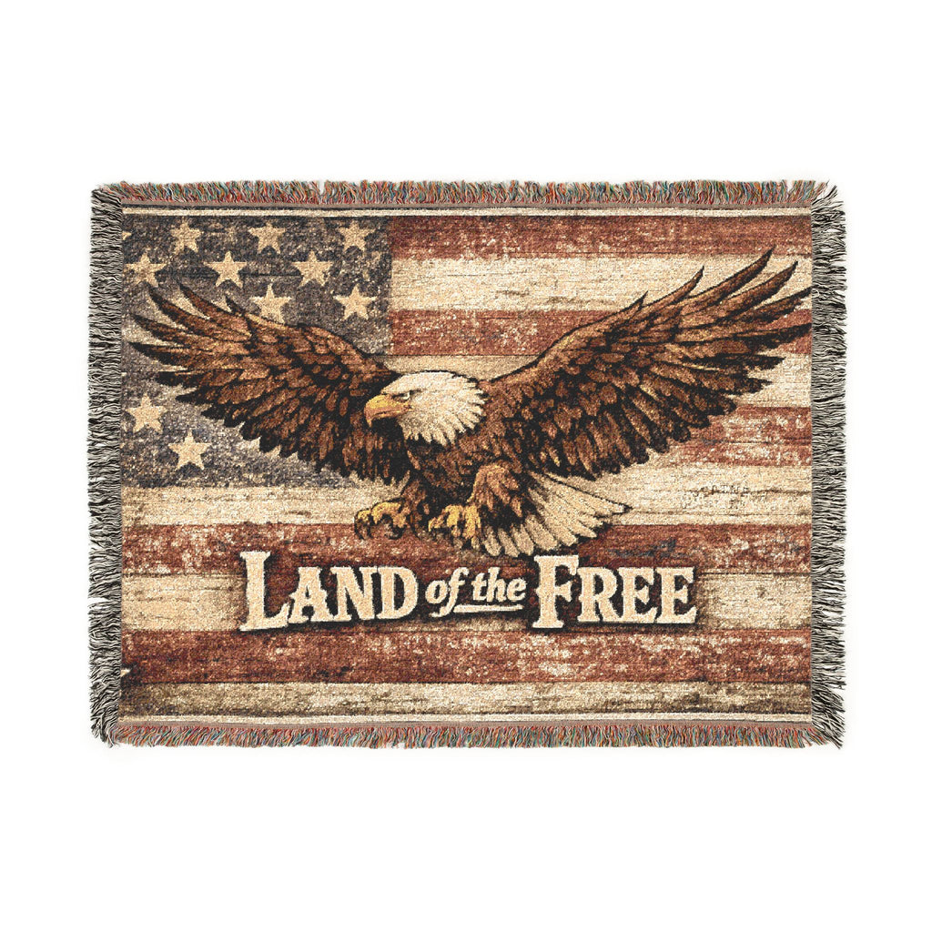 1776 Supply Co. Land of the Free Woven Blanket