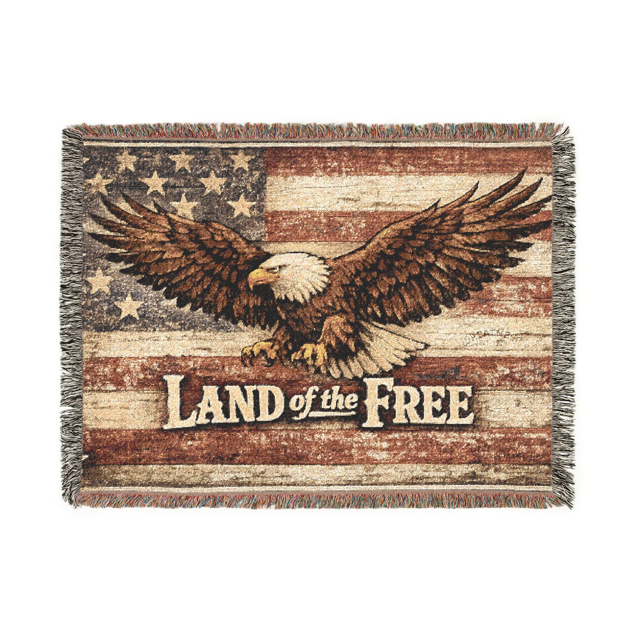 1776 Supply Co. Land of the Free Woven Blanket