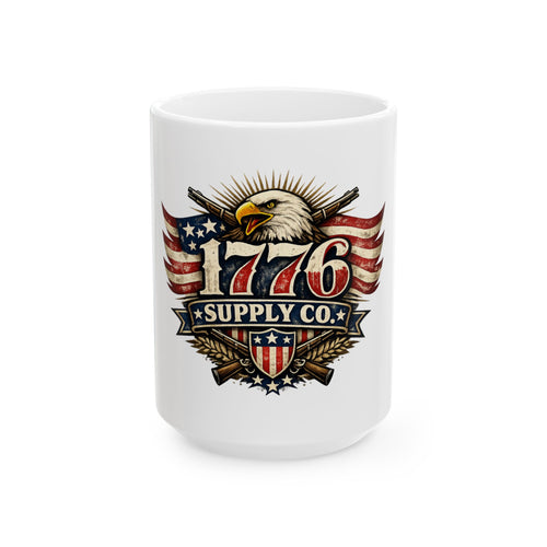 1776 Supply Co. Ceramic Mug, (11oz, 15oz)