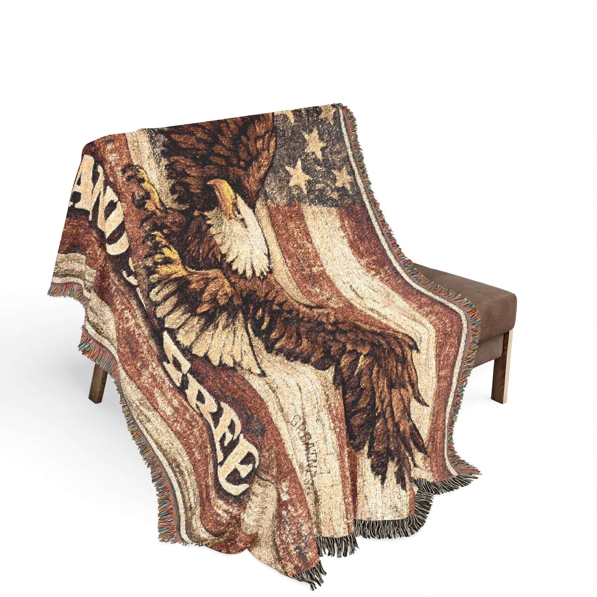 1776 Supply Co. Land of the Free Woven Blanket