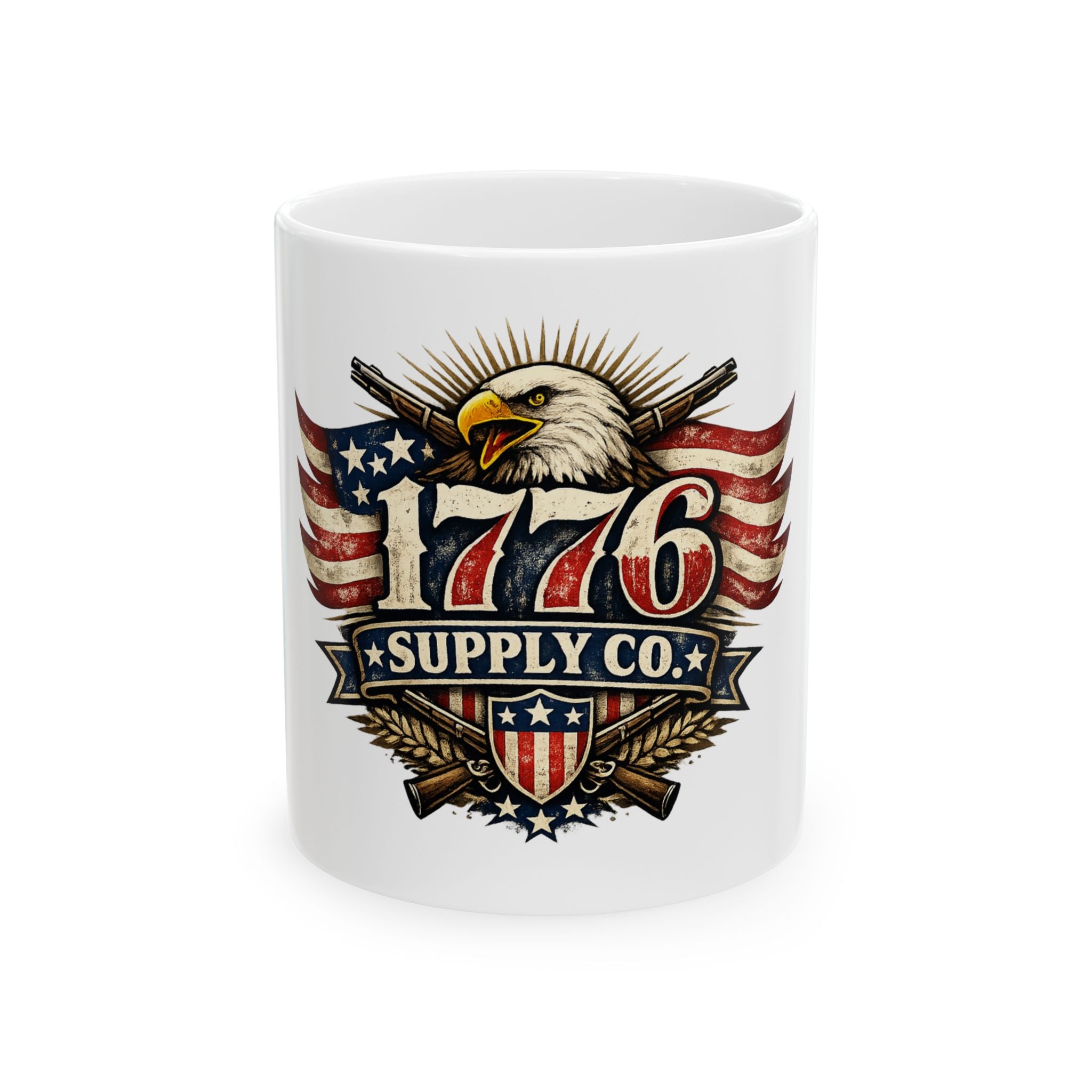 1776 Supply Co. Ceramic Mug, (11oz, 15oz)